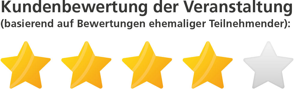 4 Sterne Weiterempfehlung